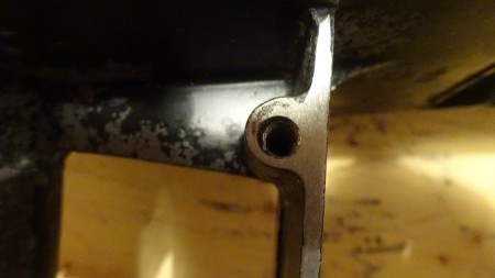 Abgerissene Schraube ausgebohrt